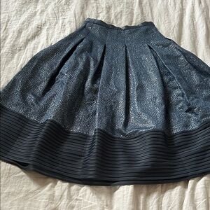 Sachin + Babi Textured Midnight Skater Skirt
